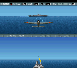 Carrier Aces (USA) In game screenshot
